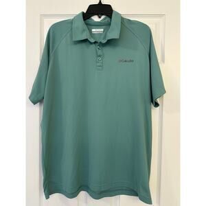 Columbia Men’s Utilizer Polo Shirt Sage Green Sz Xl